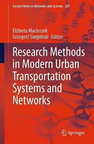 Research Methods in Modern Urban Transportation Systems and Networks cover