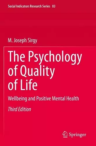 The Psychology of Quality of Life cover