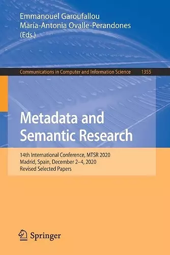 Metadata and Semantic Research cover
