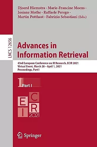 Advances in  Information Retrieval cover