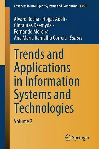 Trends and Applications in Information Systems and Technologies cover