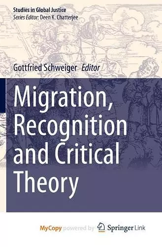 Migration, Recognition and Critical Theory cover