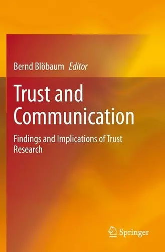 Trust and Communication cover