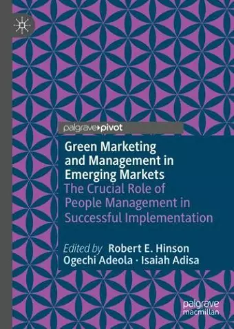 Green Marketing and Management in Emerging Markets cover