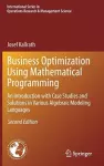 Business Optimization Using Mathematical Programming cover