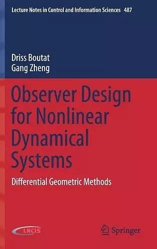 Observer Design for Nonlinear Dynamical Systems cover
