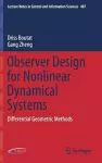 Observer Design for Nonlinear Dynamical Systems cover