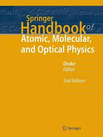 Springer Handbook of Atomic, Molecular, and Optical Physics cover