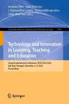 Technology and Innovation in Learning, Teaching and Education cover