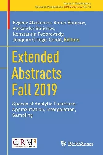 Extended Abstracts Fall 2019 cover