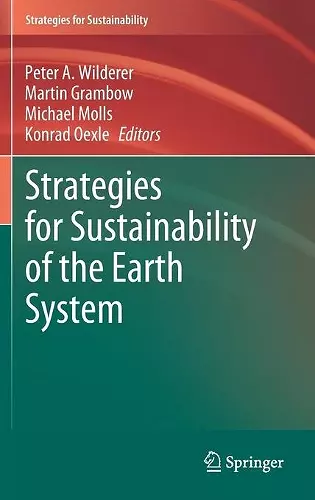 Strategies for Sustainability of the Earth System cover