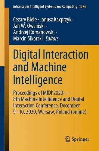 Digital Interaction and Machine Intelligence cover