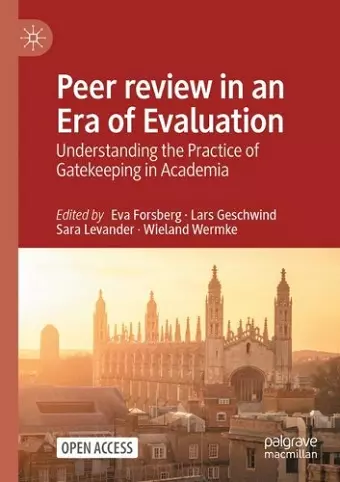 Peer review in an Era of Evaluation cover