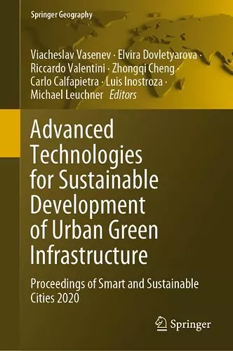 Advanced Technologies for Sustainable Development of Urban Green Infrastructure cover