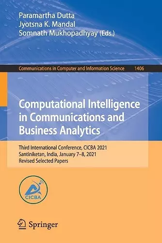 Computational Intelligence in Communications and Business Analytics cover