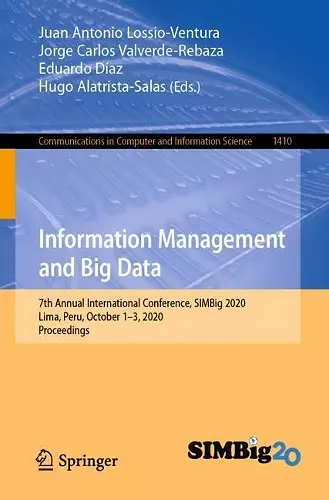 Information Management and Big Data cover