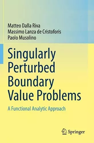 Singularly Perturbed Boundary Value Problems cover