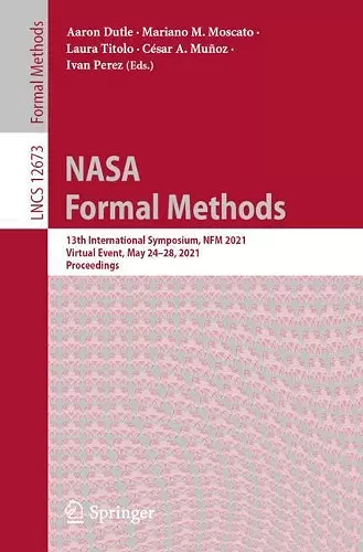 NASA Formal Methods cover