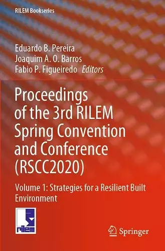 Proceedings of the 3rd RILEM Spring Convention and Conference (RSCC2020) cover