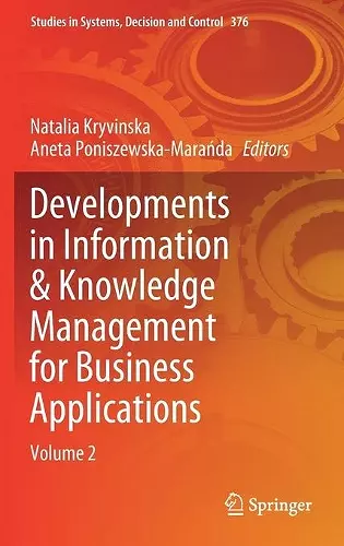 Developments in Information & Knowledge Management for Business Applications cover