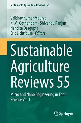 Sustainable Agriculture Reviews 55 cover