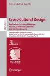 Cross-Cultural Design. Applications in Cultural Heritage, Tourism, Autonomous Vehicles, and Intelligent Agents cover