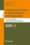 Contemporary Issues in Group Decision and Negotiation cover