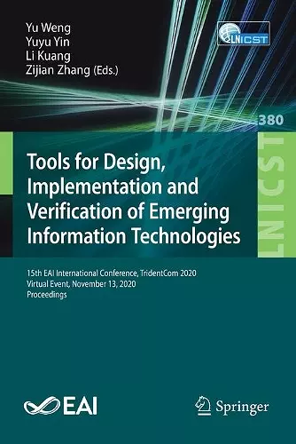 Tools for Design, Implementation and Verification of Emerging Information Technologies cover