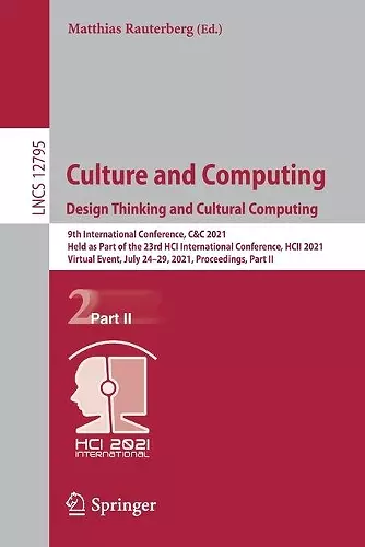 Culture and Computing. Design Thinking and Cultural Computing cover