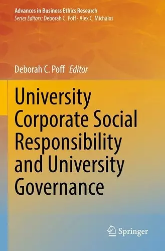 University Corporate Social Responsibility and University Governance cover