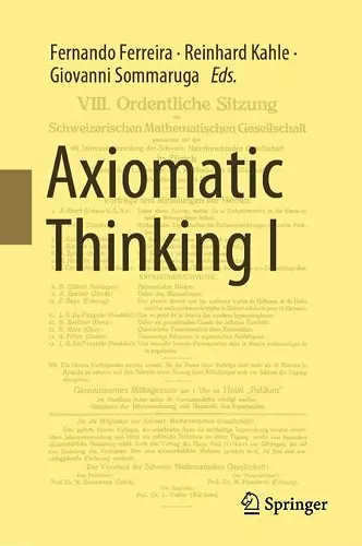 Axiomatic Thinking I cover