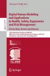 Digital Human Modeling and Applications in Health, Safety, Ergonomics and Risk Management. Human Body, Motion and Behavior cover