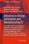 Advances in Design, Simulation and Manufacturing IV cover