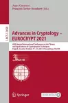 Advances in Cryptology – EUROCRYPT 2021 cover