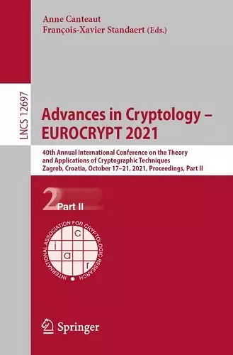 Advances in Cryptology – EUROCRYPT 2021 cover