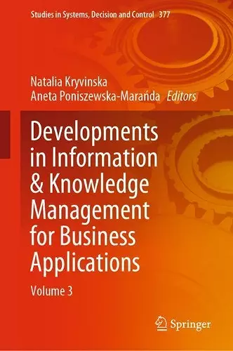 Developments in Information & Knowledge Management for Business Applications cover