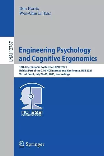 Engineering Psychology and Cognitive Ergonomics cover