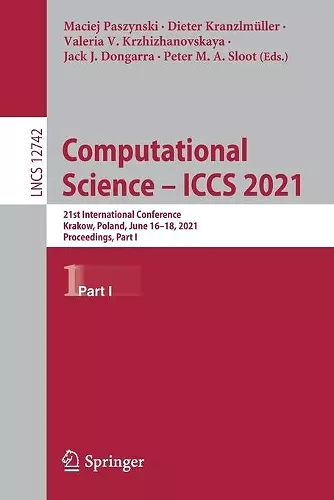 Computational Science – ICCS 2021 cover