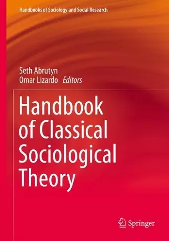 Handbook of Classical Sociological Theory cover