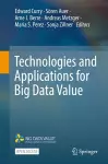 Technologies and Applications for Big Data Value cover