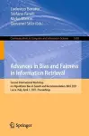 Advances in Bias and Fairness in Information Retrieval cover