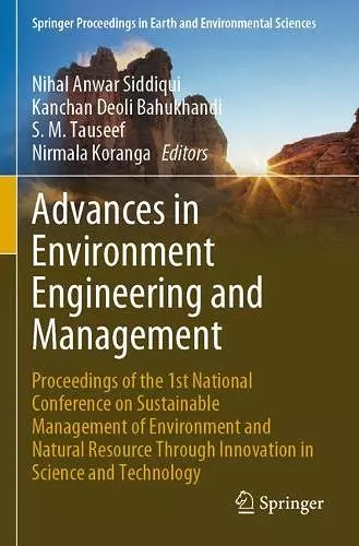 Advances in Environment Engineering and Management cover