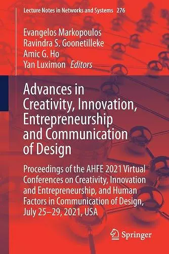 Advances in Creativity, Innovation, Entrepreneurship and Communication of Design cover