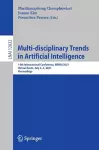 Multi-disciplinary Trends in Artificial Intelligence cover