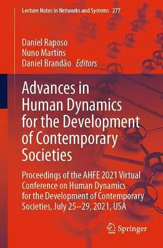 Advances in Human Dynamics for the Development of Contemporary Societies cover
