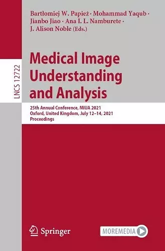 Medical Image Understanding and Analysis cover