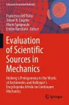 Evaluation of Scientific Sources in Mechanics cover