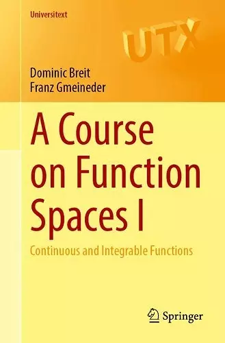 A Course on Function Spaces I cover