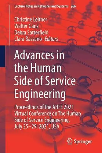 Advances in the Human Side of Service Engineering cover