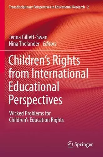 Children’s Rights from International Educational Perspectives cover